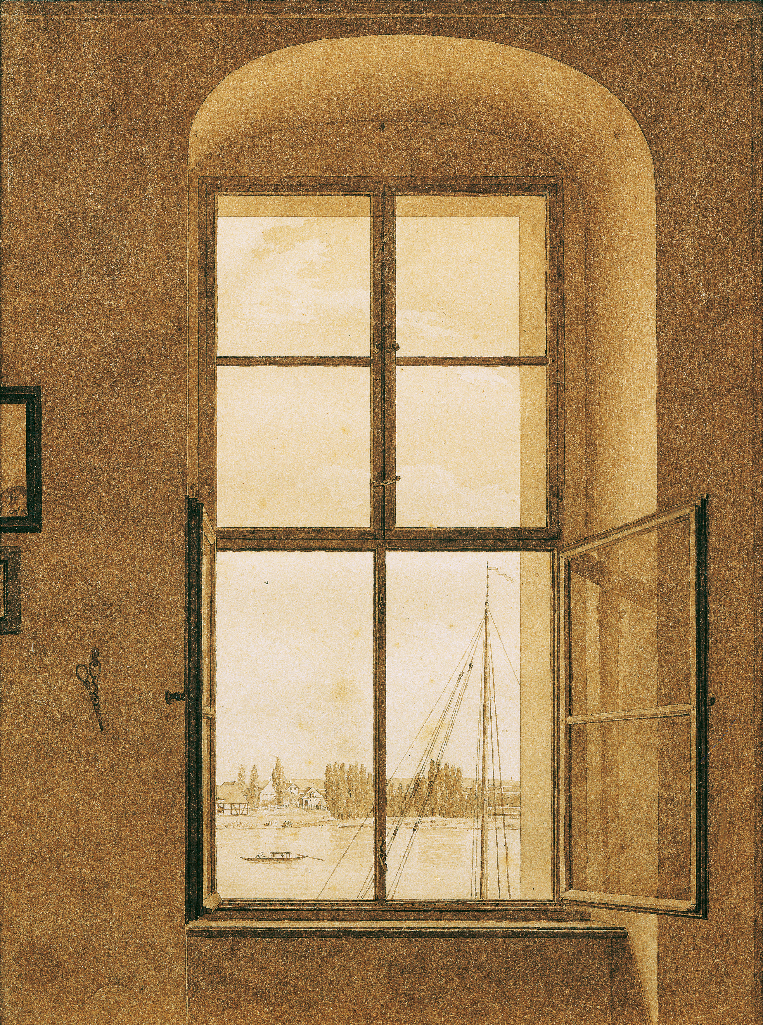 Окна 19 века. Caspar David Friedrich，1774－1840.
