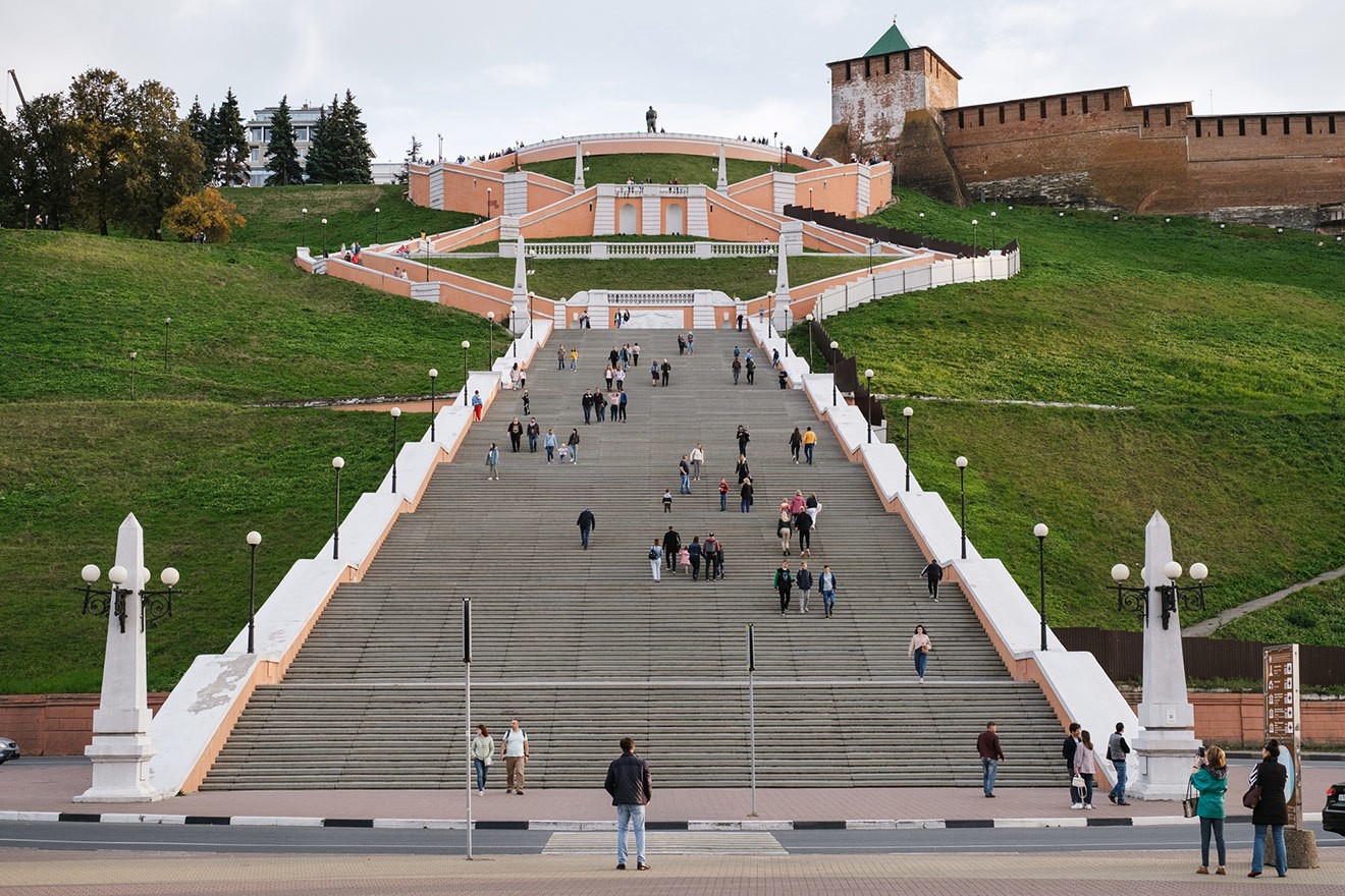 Чкаловская лестница фото