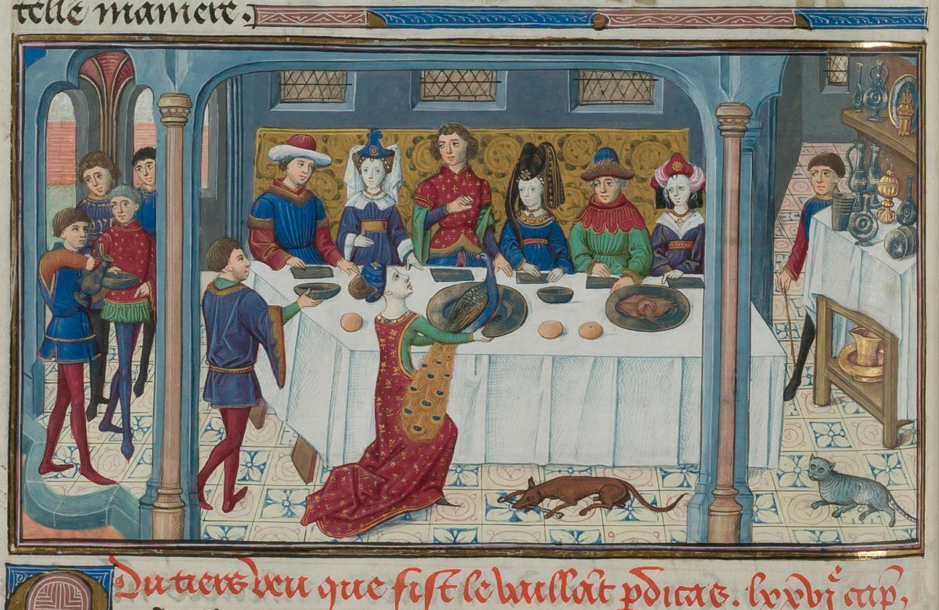 content medieval feast